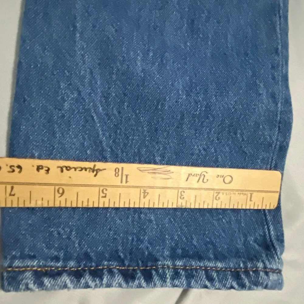 Levis Premium 501 Original Fit Jeans Mens 29x30 Med Wash Blue Button Fly Big E